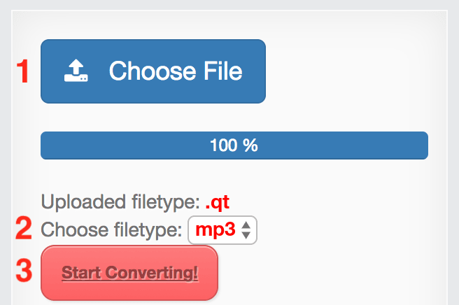 How to convert QT files online to MP3